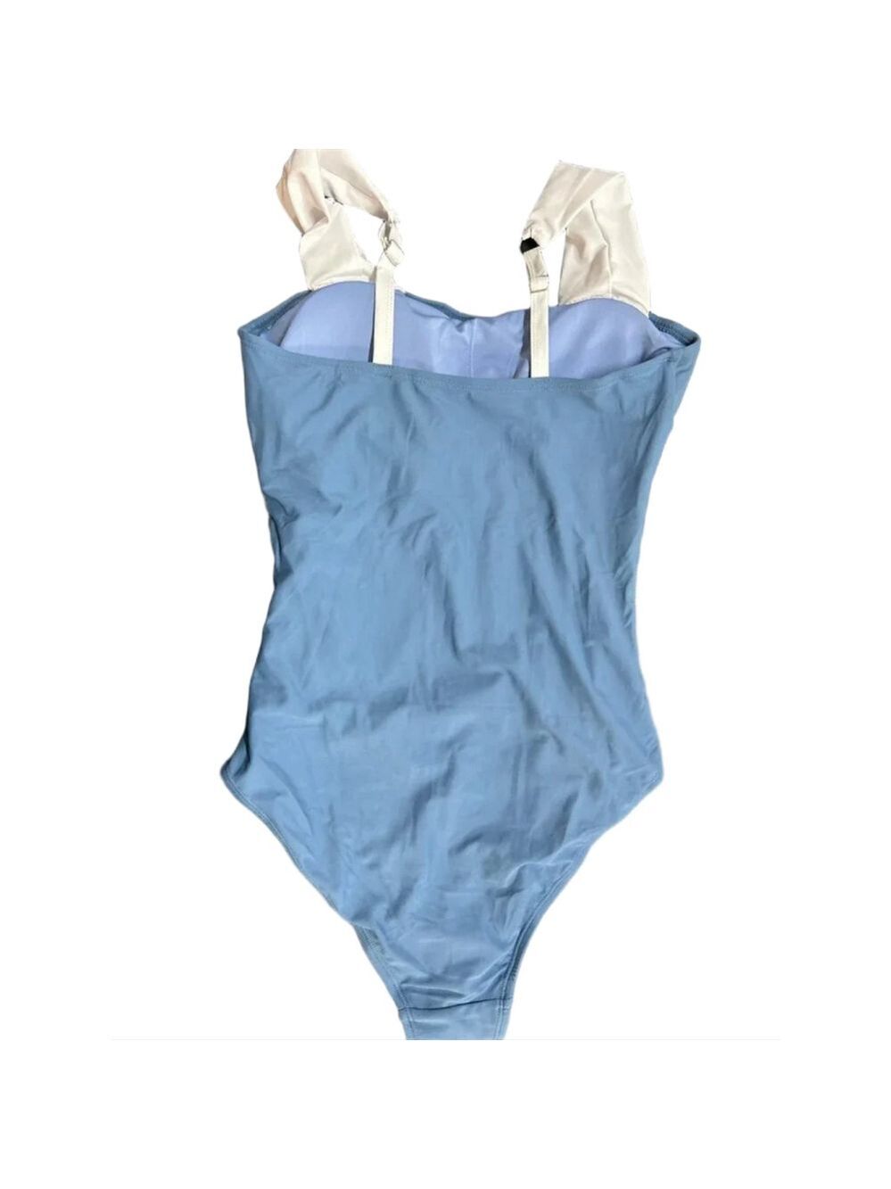 B2prity Womens One Piece Swimsuit Small Blue Grey NWOT - Picture 5 of 9